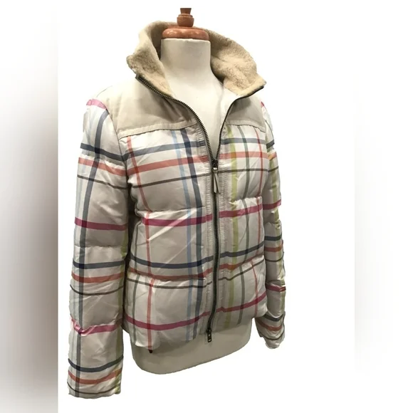 Coach 83128 Women's Legacy Tattersall Puffer Winter Coat, 83128, NWT SIZE LARGE - Picture 7 of 11